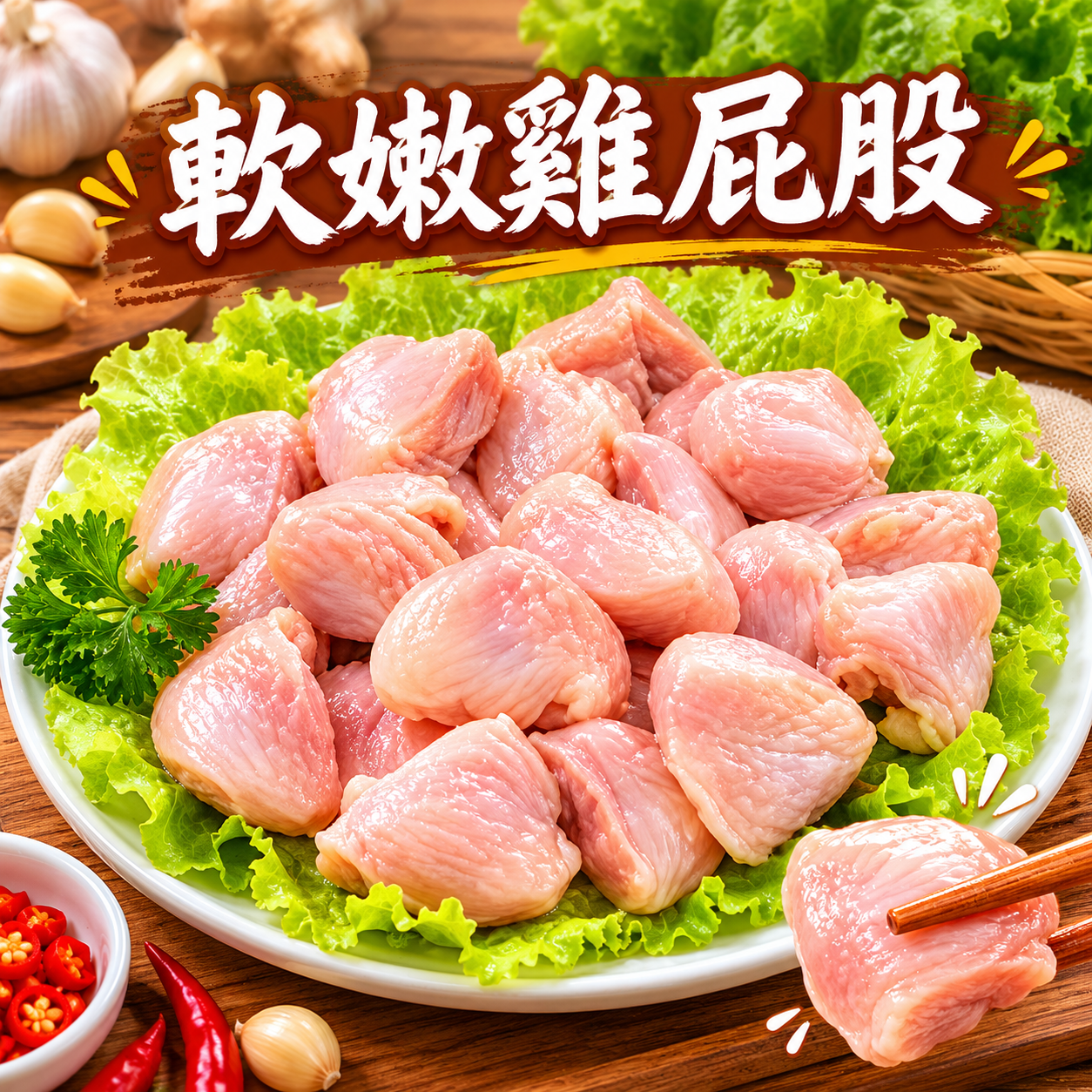 軟嫩雞屁股 18kg/件