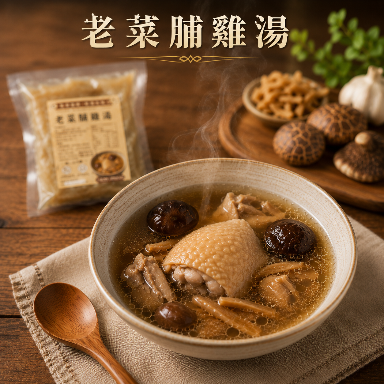 老菜脯土雞湯 700g/包 30包/箱