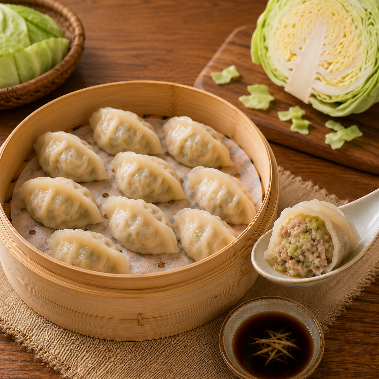 高麗菜鮮肉蒸餃 20顆（400g/盒）28盒/箱 圖片 2
