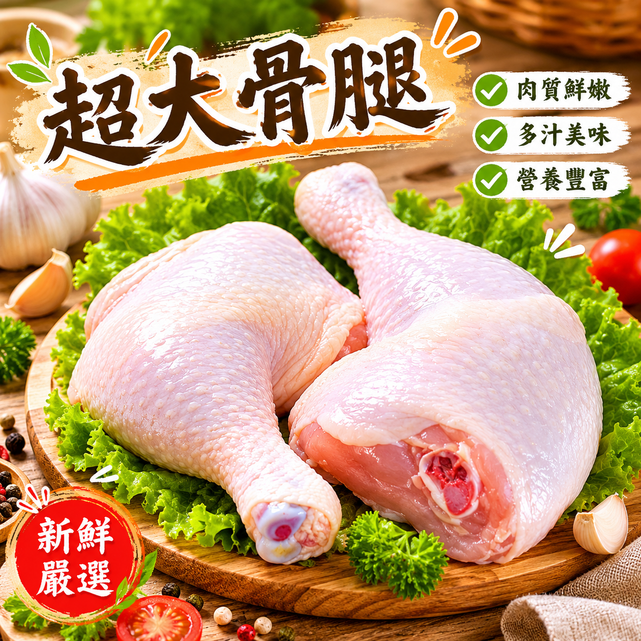超大骨腿 18kg/件（共六種規格）