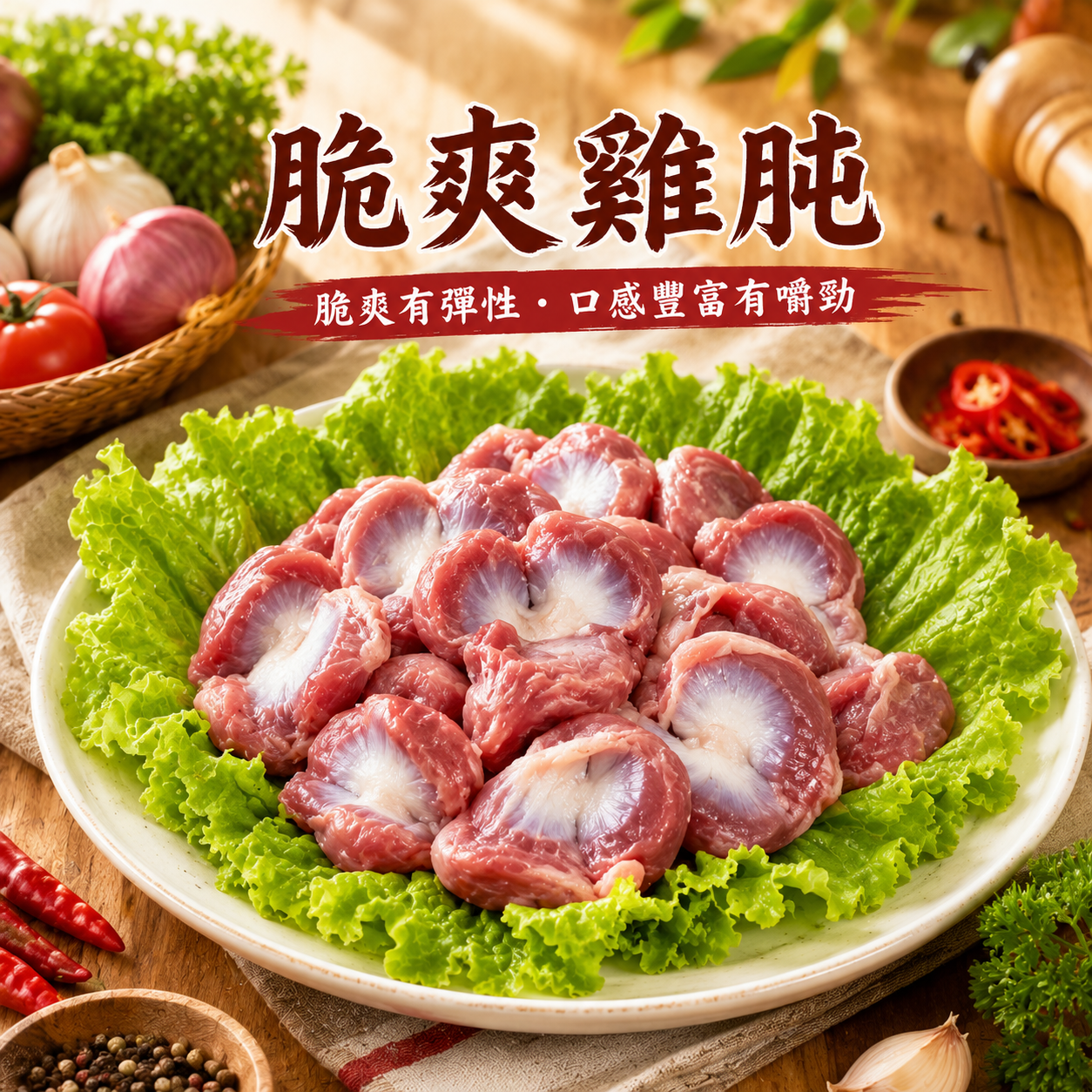 脆爽雞肫 18kg/件