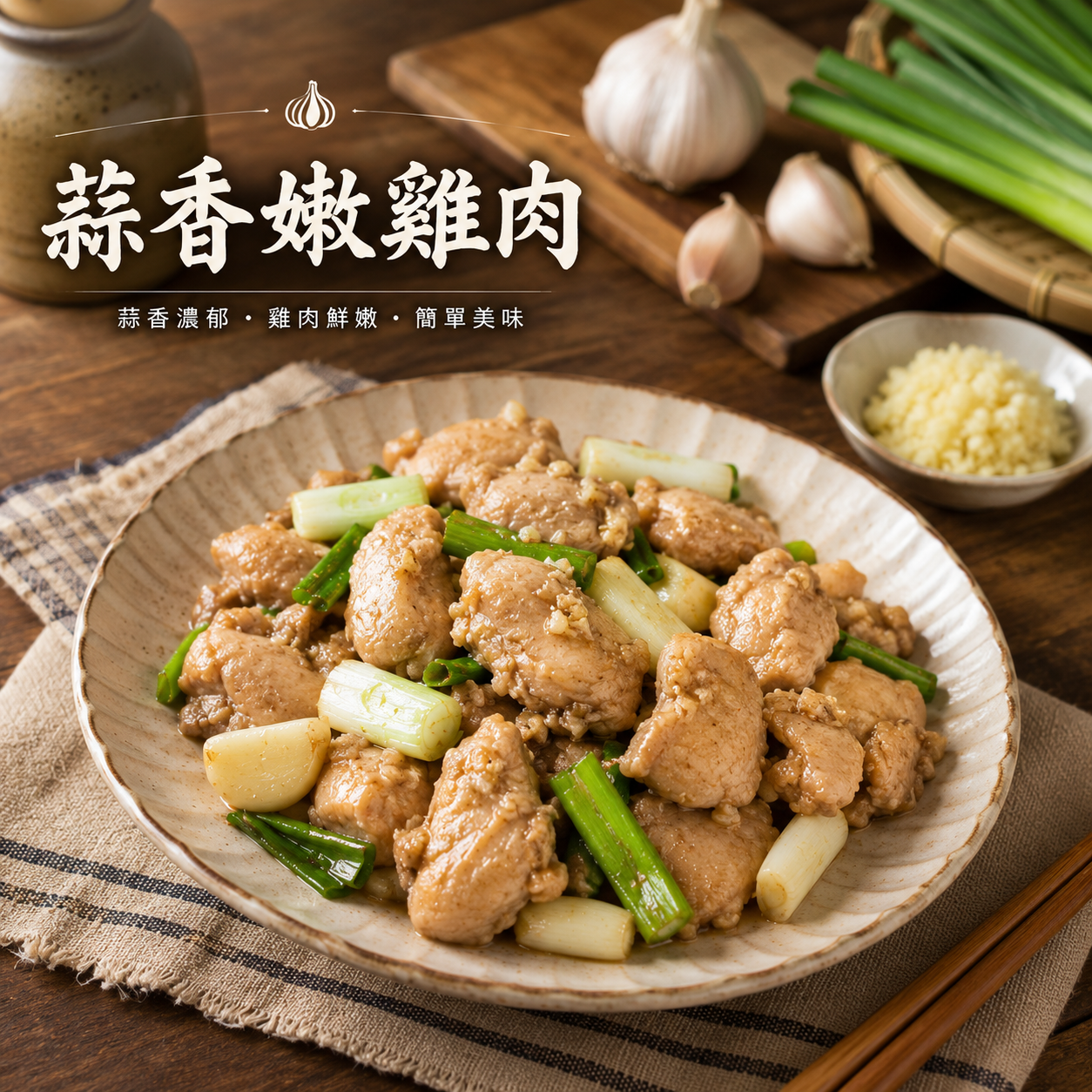 蒜香嫩雞肉250g/包30包/箱
