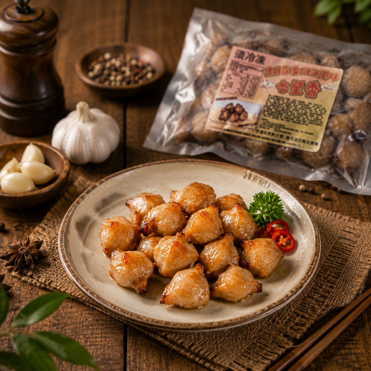 焦糖蒜香奶油風味七里香500g/包 36包/箱 image 3