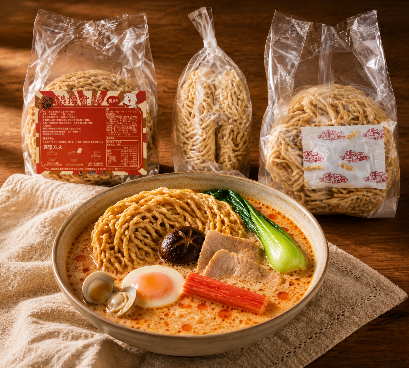 麻奶鍋燒意麵 156g/袋  36袋/箱 圖片 3