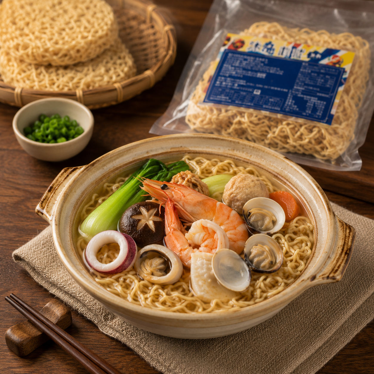 海鮮鍋燒意麵 132g/袋 36袋/箱 圖片 2