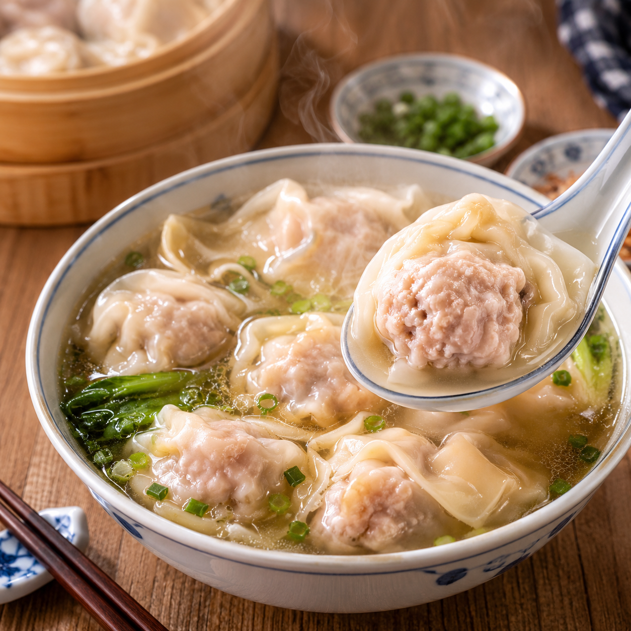 港式鮮肉大雲吞20顆（400g/盒）32盒/箱 圖片 2