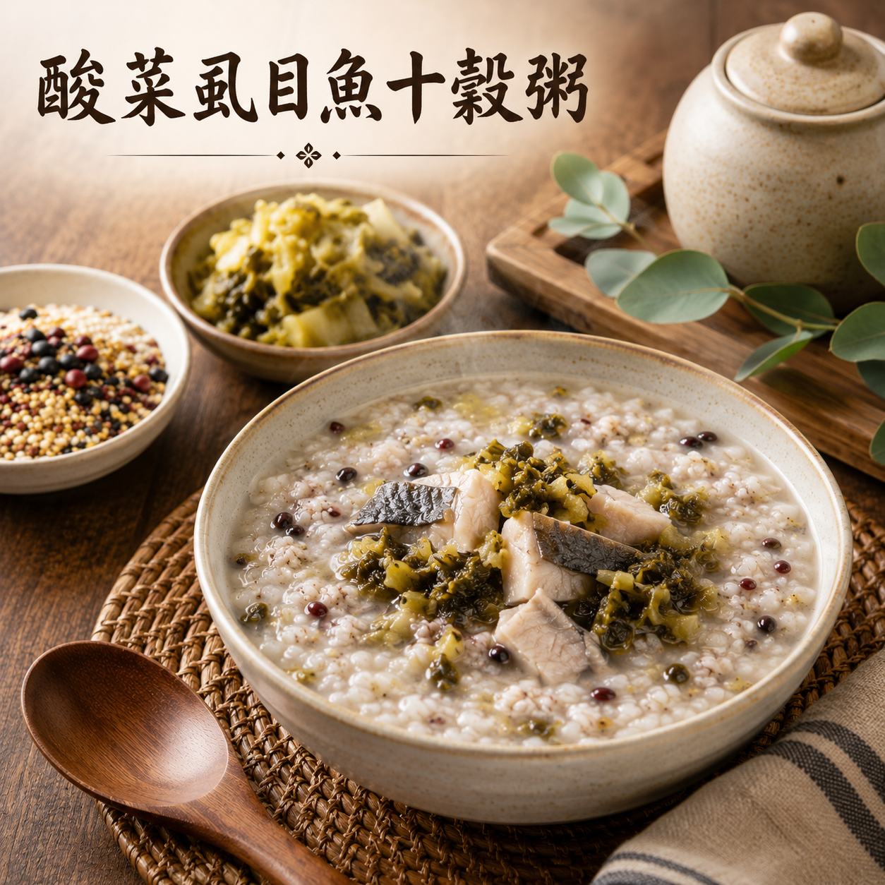 酸菜虱目魚十穀粥500g/包50包/箱