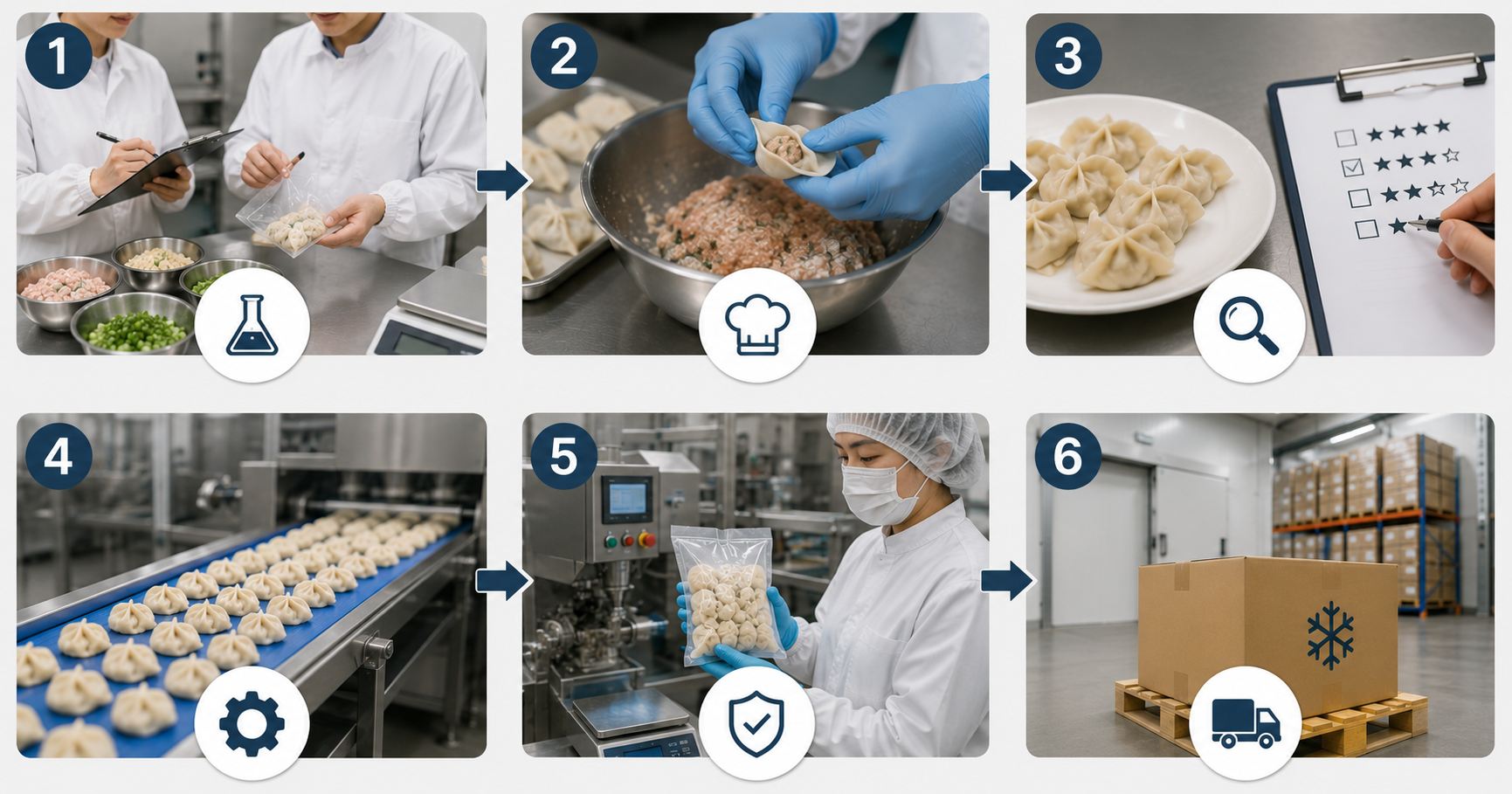 OEM冷凍食品開發流程：從配方到量產要注意什麼？