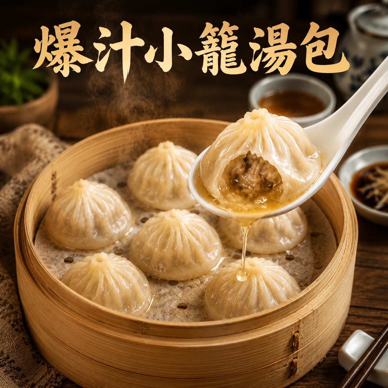 爆汁小籠湯包 50顆（1500g/包）10包/箱